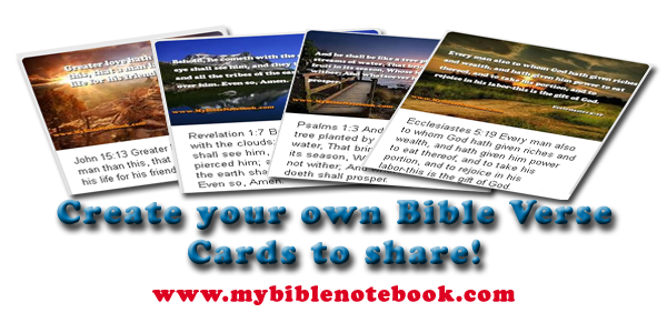 Create Bible Verse Cards